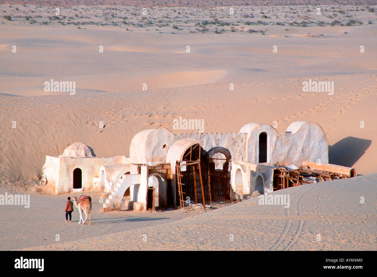 Tunisie Le Sud Provence Nefta Environs Onk Jemel paysage Film Site Starwars Banque D'Images