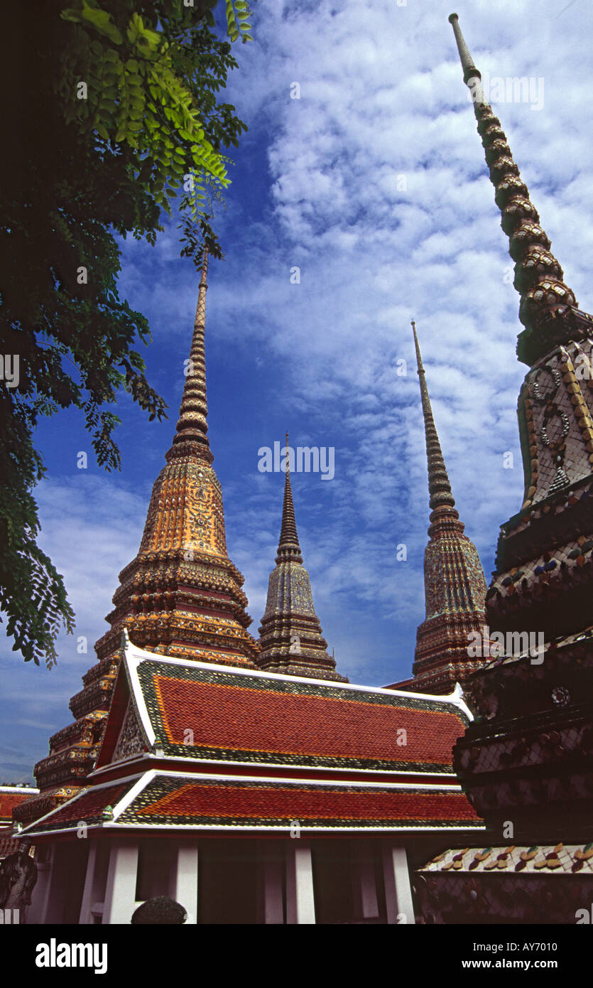 Temple Wat Pho Bangkok 11 Banque D'Images