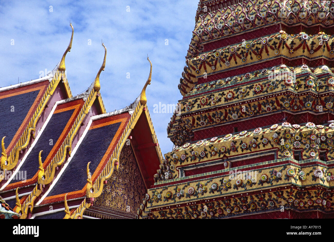 Temple Wat Pho Bangkok 4 Banque D'Images