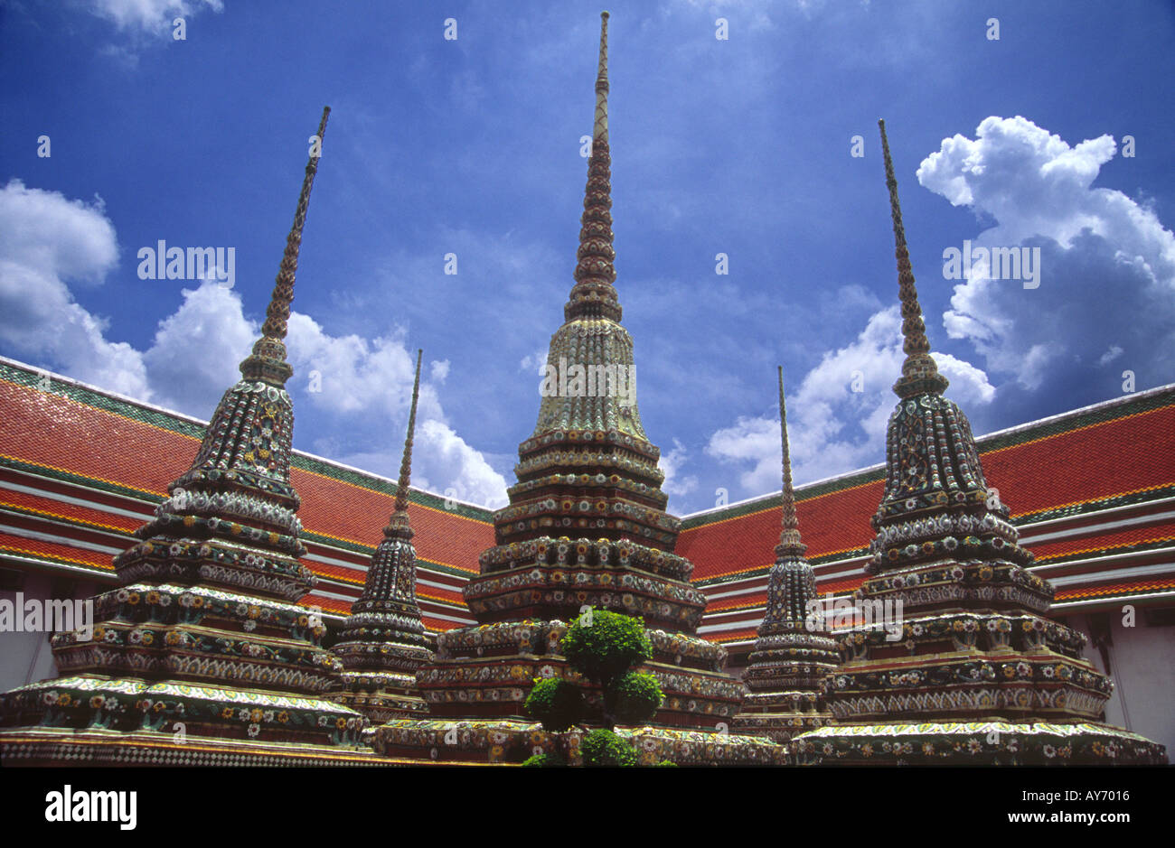 Temple Wat Pho Bangkok 5 Banque D'Images