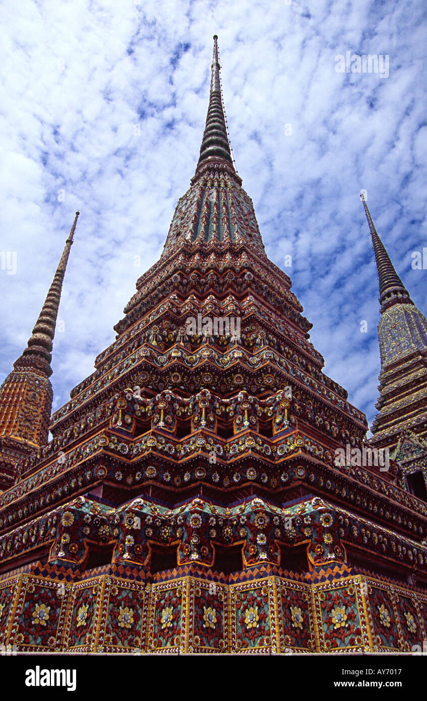 Temple Wat Pho Bangkok 6 Banque D'Images