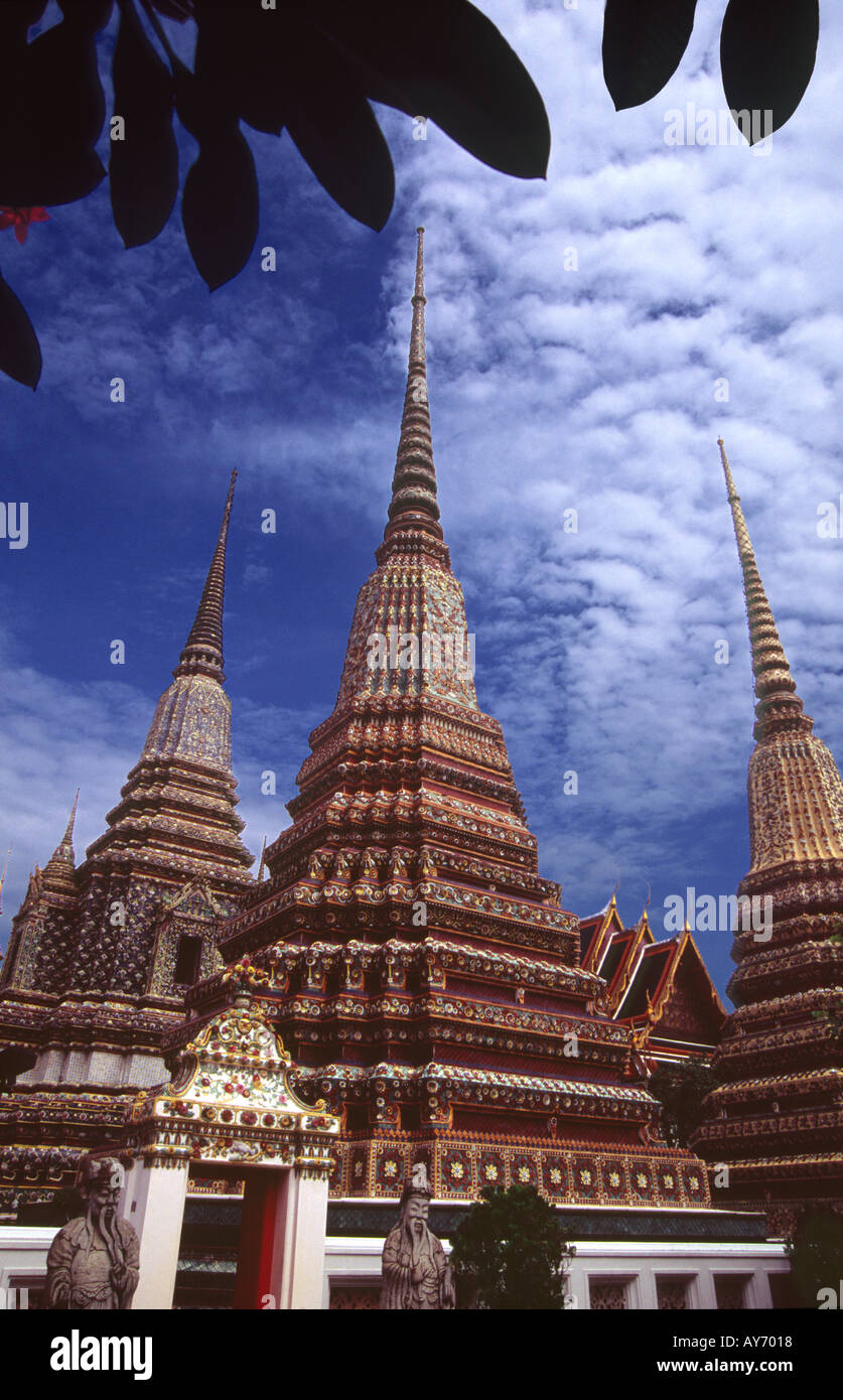 Temple Wat Pho Bangkok 7 Banque D'Images