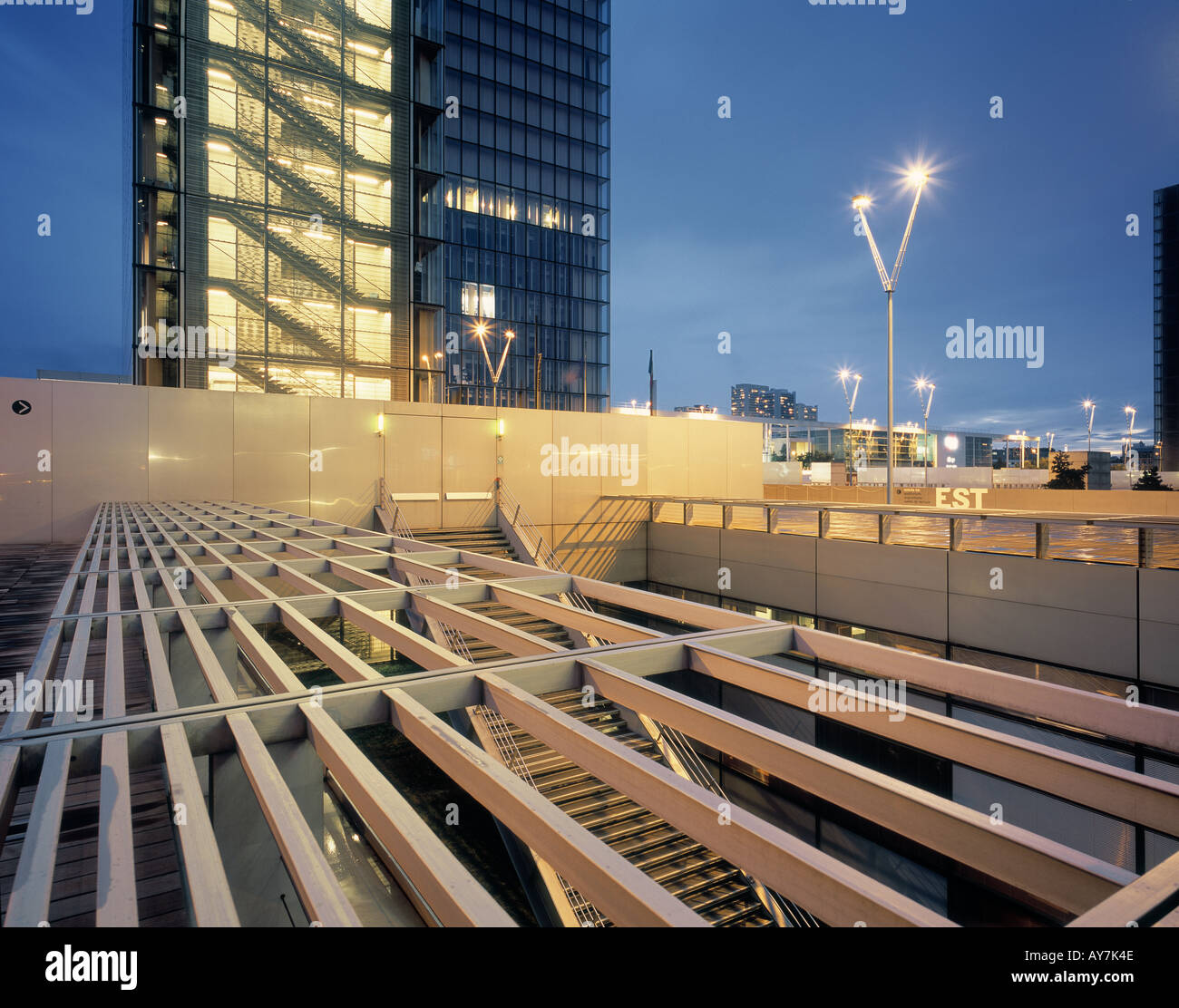'Bibliothèque Nationale de France, Paris, France. Banque D'Images