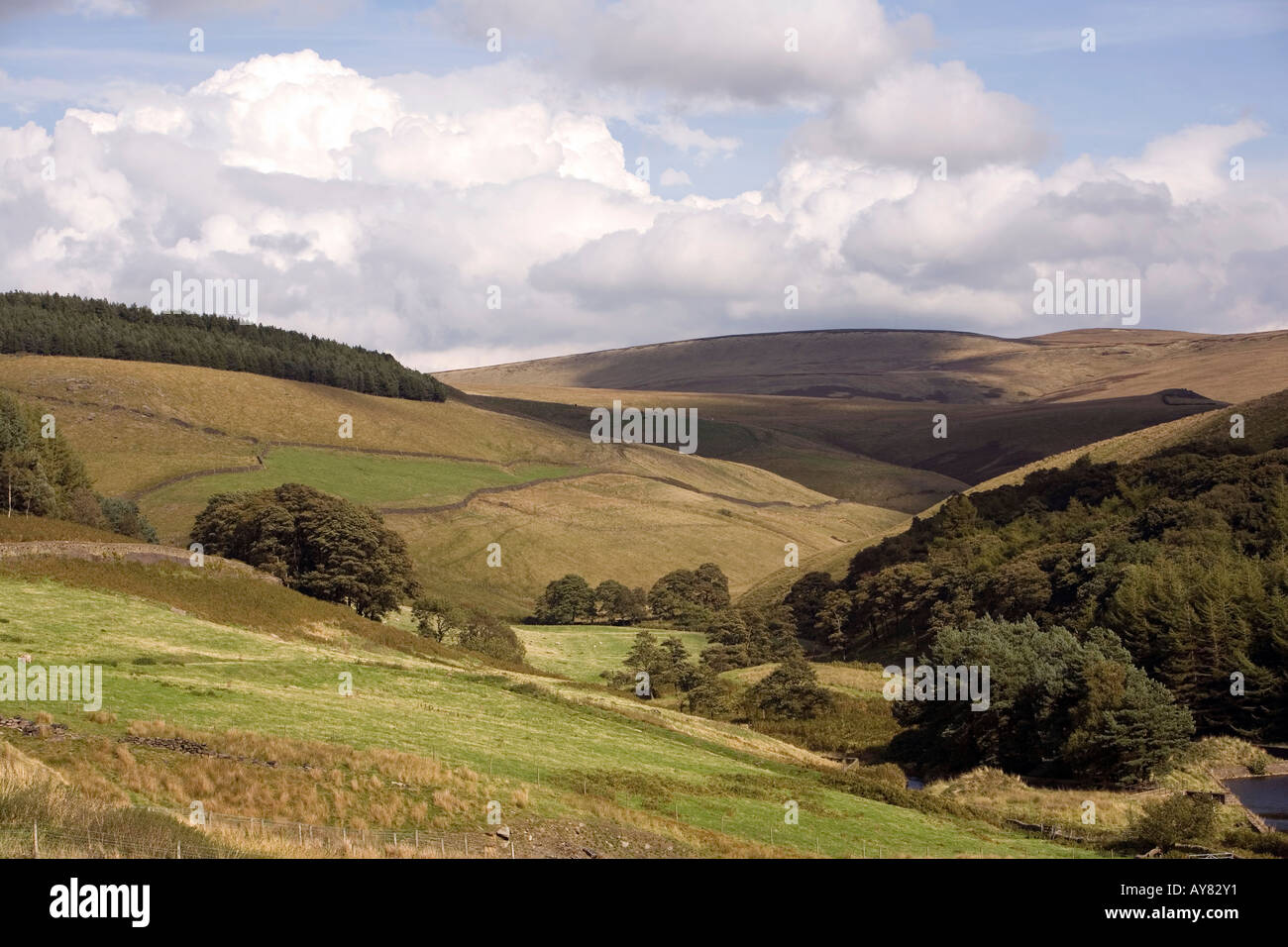 Derbyshire UK Woodhead Withens Moor Banque D'Images