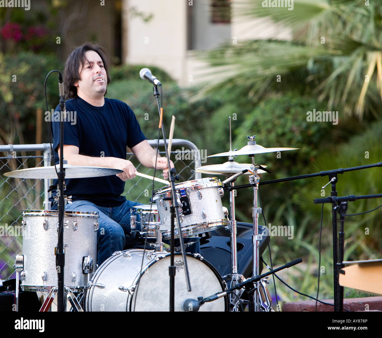 Batteur de jazz Banque D'Images