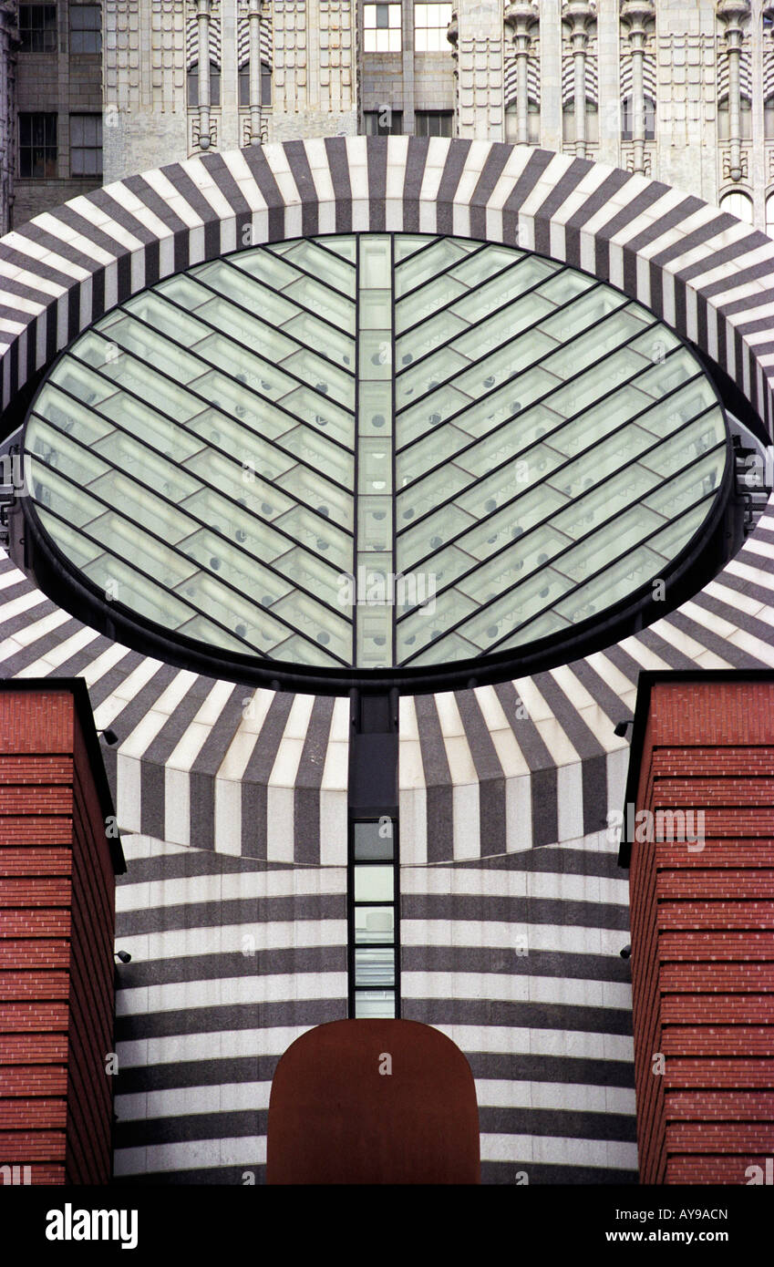 L'extérieur du San Francisco Museum of Modern Art (MOMA) à San Francisco, Californie, USA. Architecte : Mario Botta. Banque D'Images