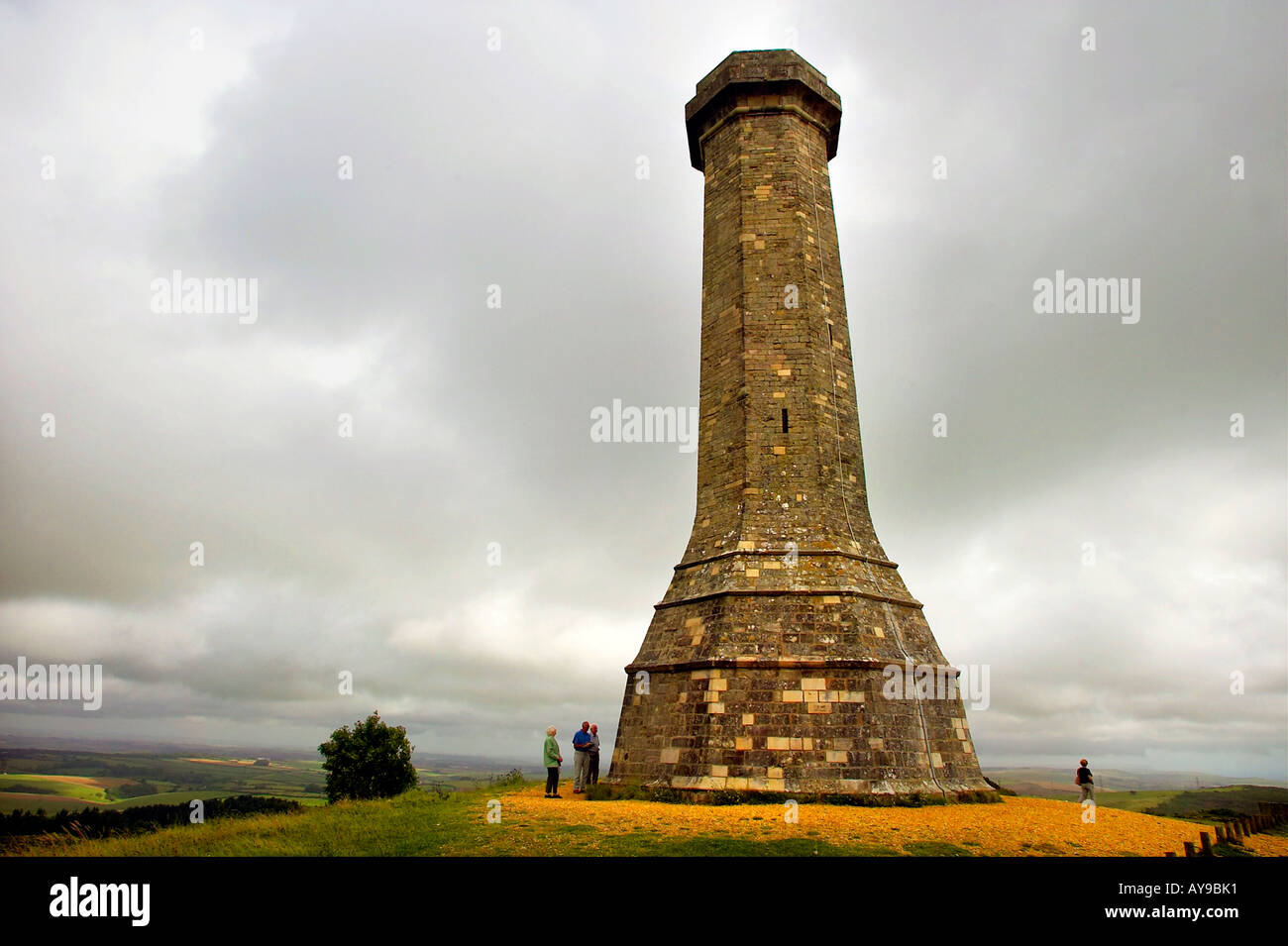 Thomas Hardy's monument dans le Dorset en Angleterre Banque D'Images