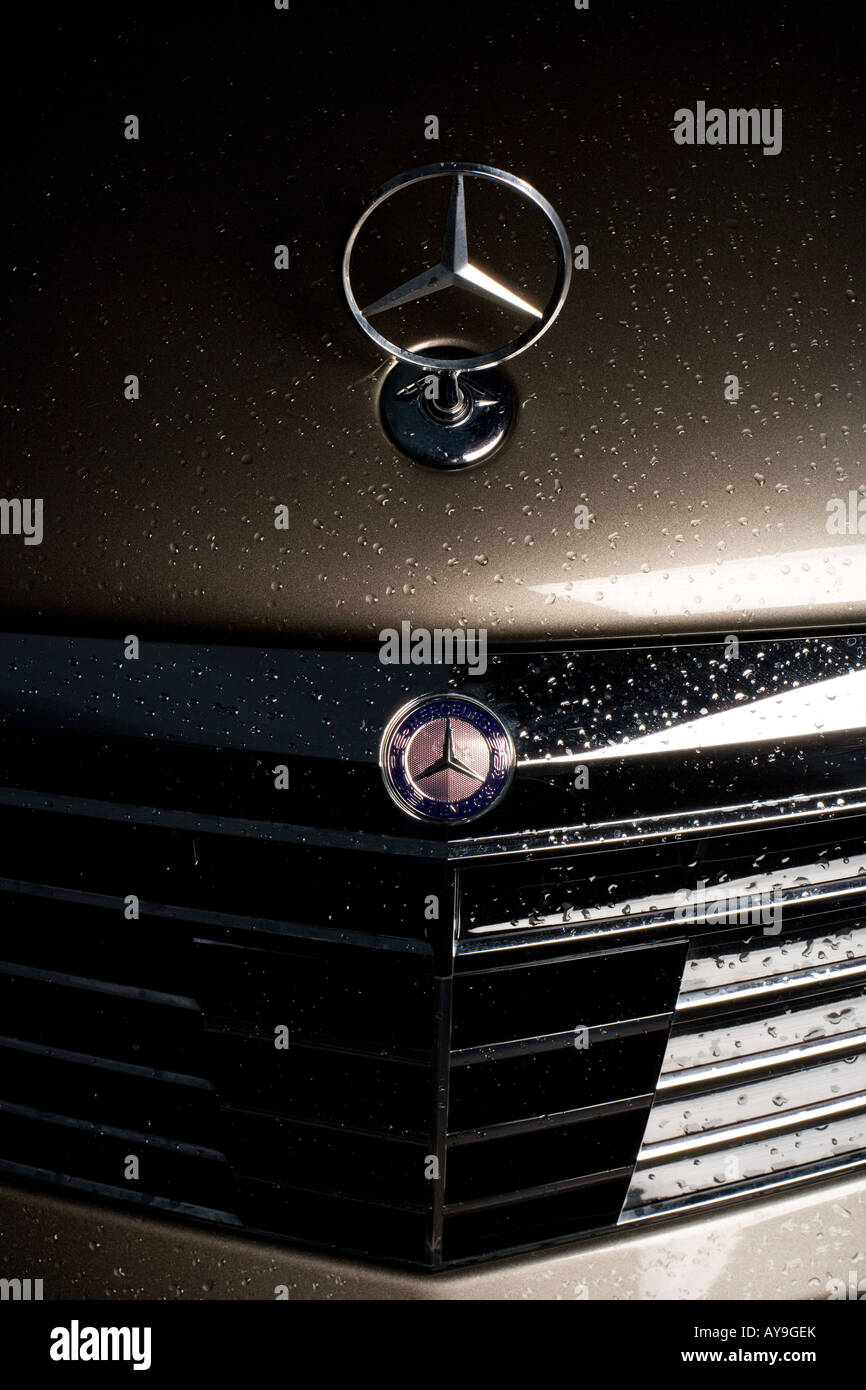 Mercedes Benz E Class 6.3 badge AMG Banque D'Images