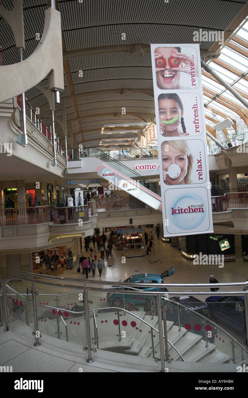 Norwich Castle Mall shopping center Banque D'Images