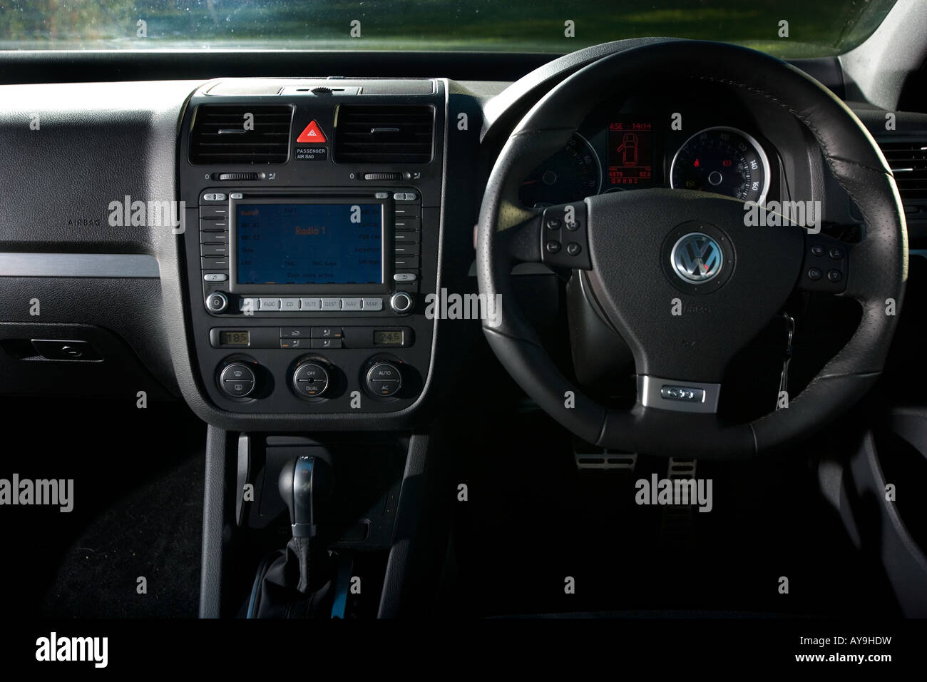 GOLF GTI 2008 ROUGE Banque D'Images