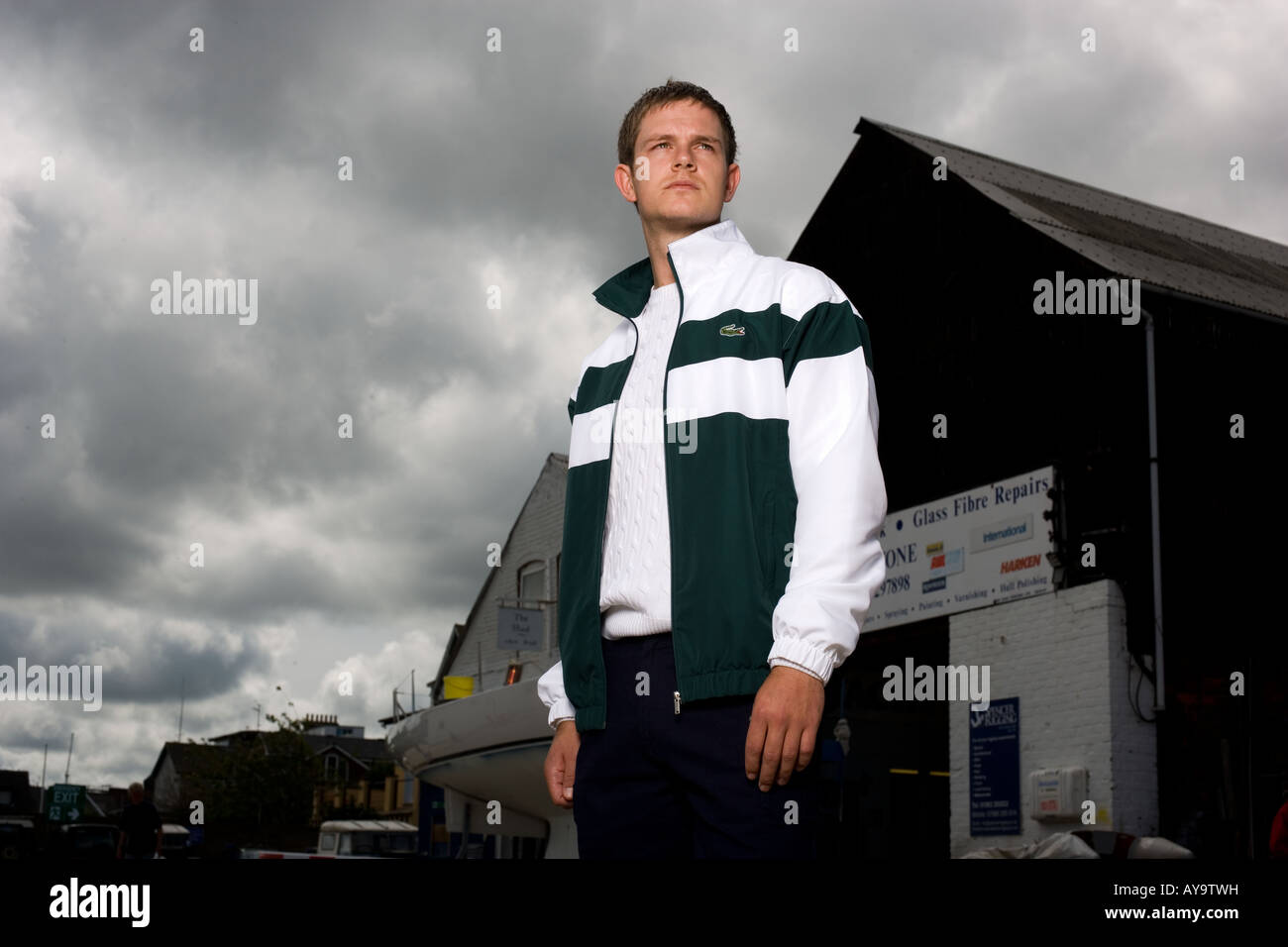 ÉQUIPAGE DE VOILE Banque D'Images