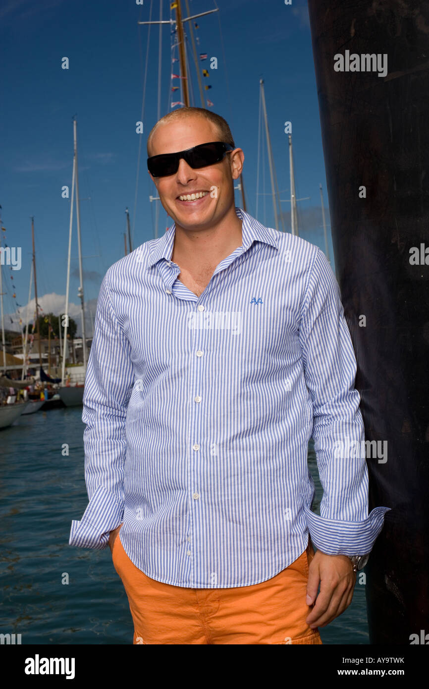 ÉQUIPAGE DE VOILE Banque D'Images