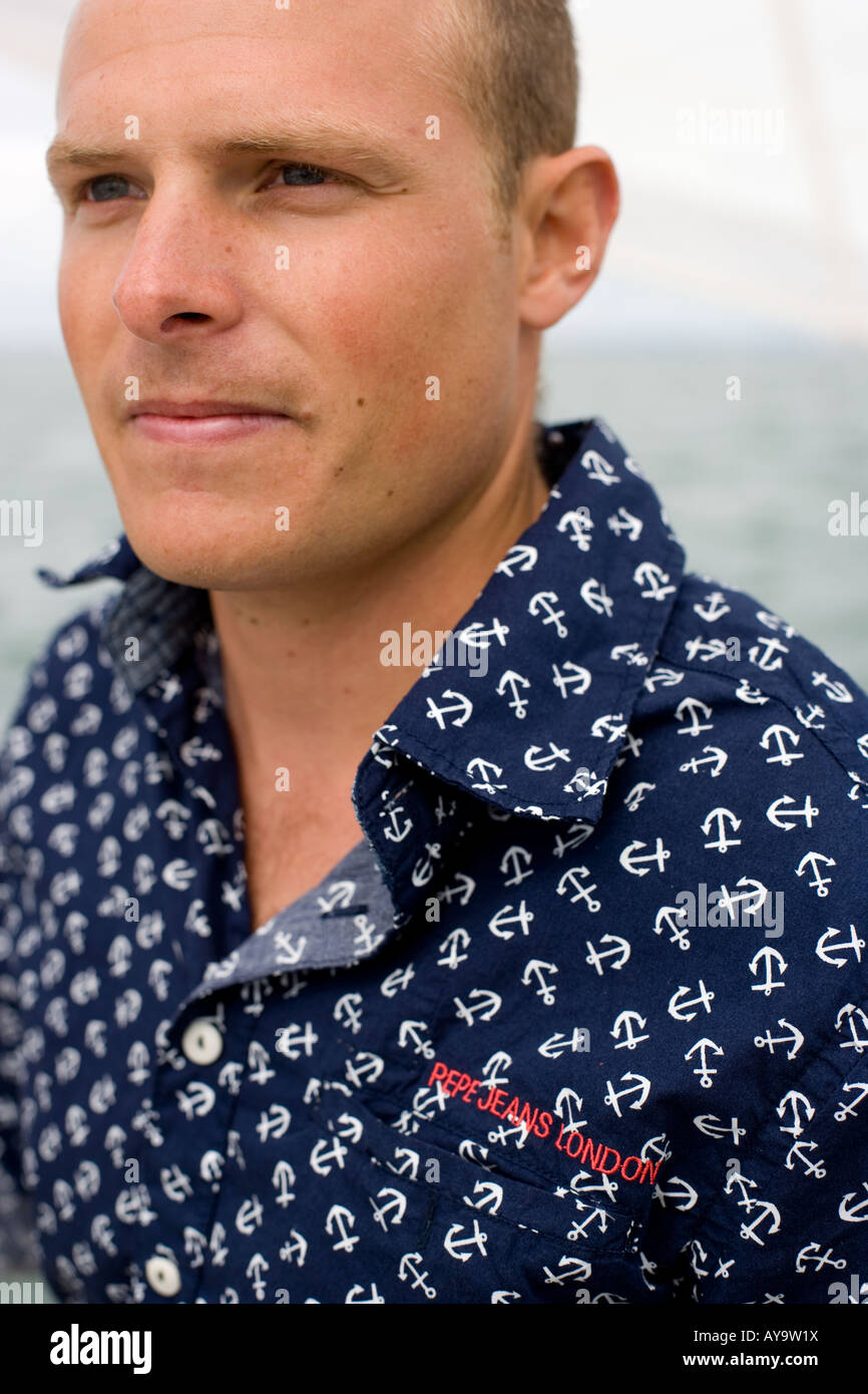 ÉQUIPAGE DE VOILE Banque D'Images