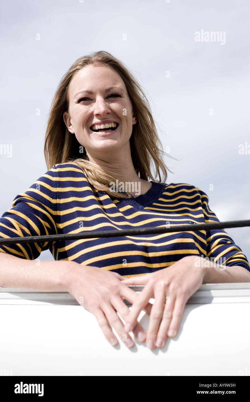 ÉQUIPAGE DE VOILE Banque D'Images