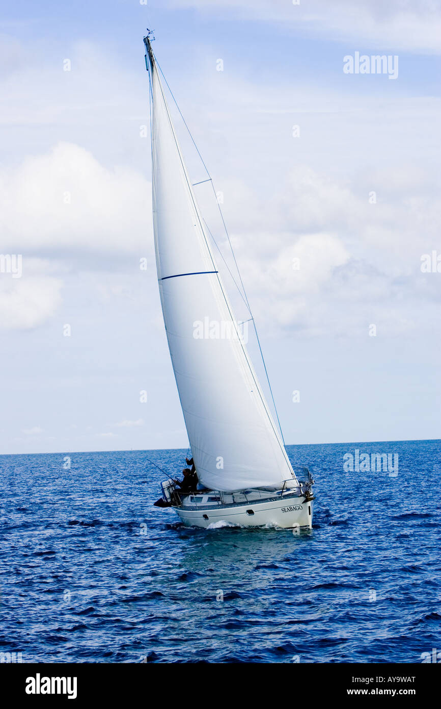 ÉQUIPAGE DE VOILE Banque D'Images