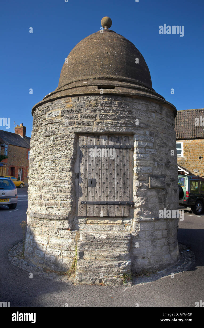 Le Lock up ou maison ronde, Castle Cary, Somerset, Angleterre Banque D'Images