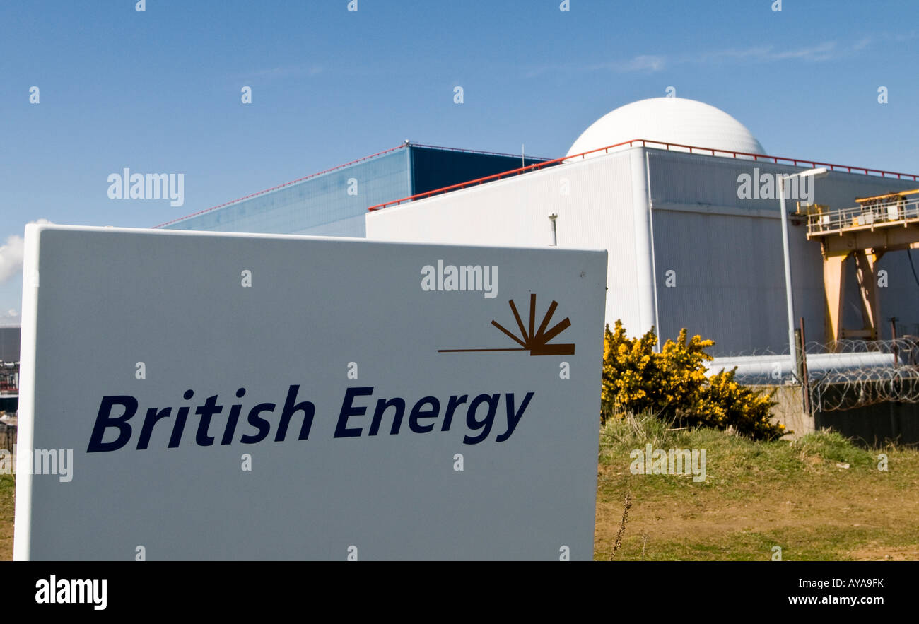 L'énergie de la centrale nucléaire de Sizewell B Banque D'Images