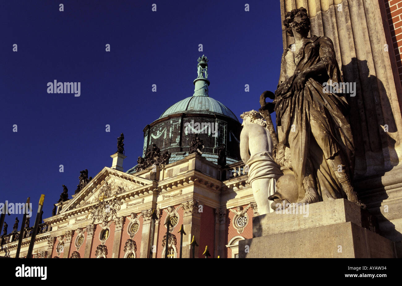 Schloss Sanssouci Potsdam Banque D'Images