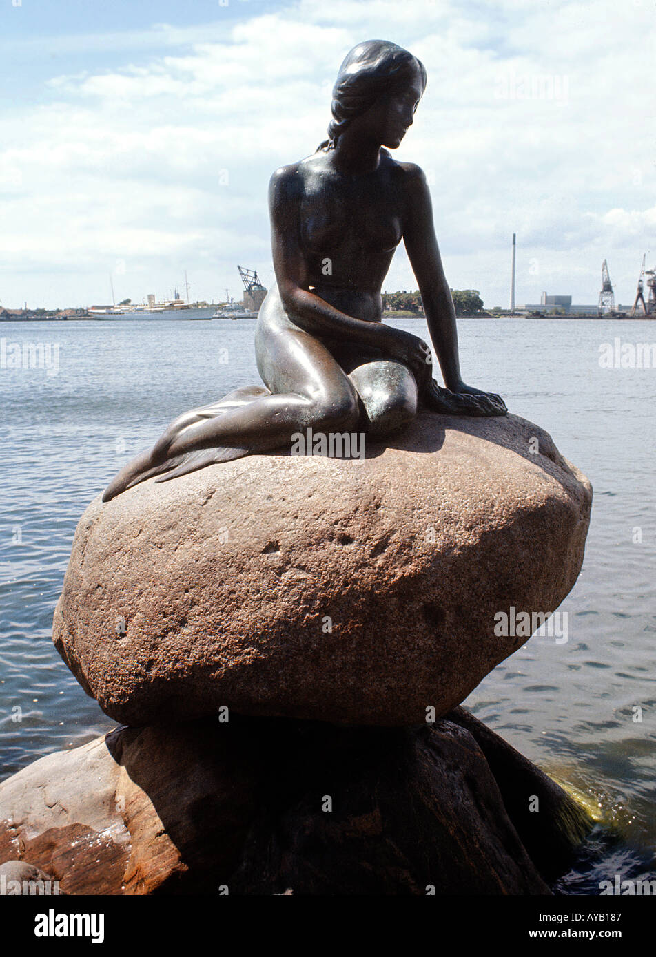 La Petite Sirène Danemark Copenhague Banque D'Images