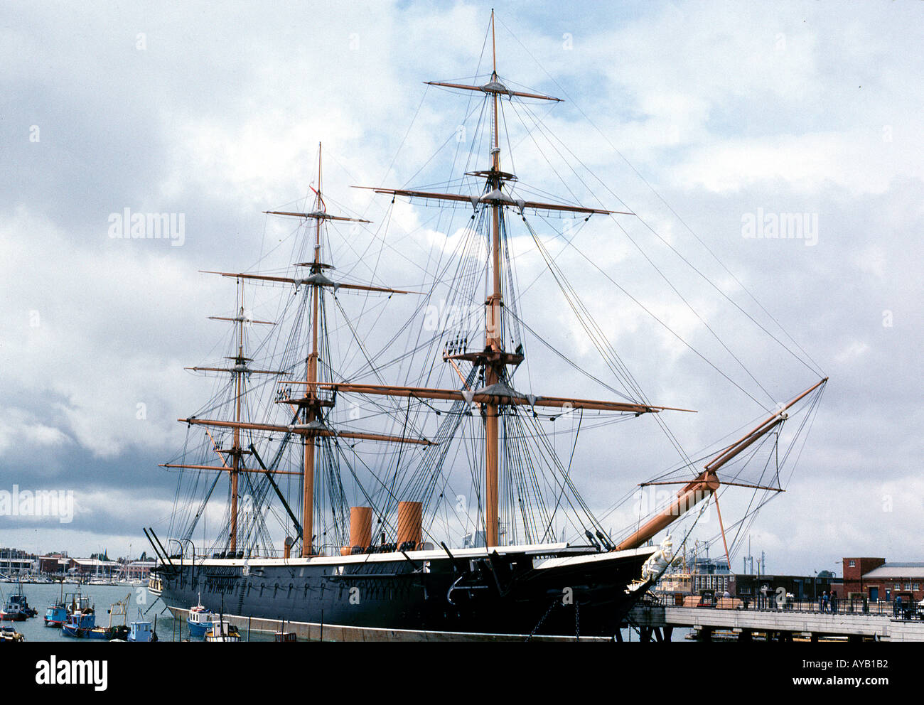 HMS Warrior Banque D'Images