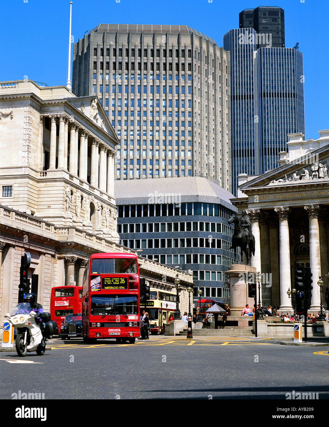 La Banque d'Angleterre dans la ville Londres Banque D'Images