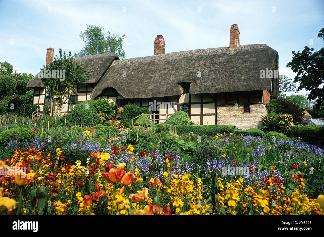 Anne Hathaways Cottage at Stratford sur Avon Banque D'Images