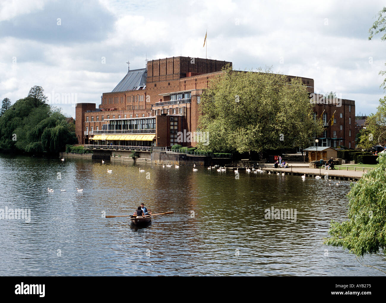 Royal Shakespeare Company Theatre Stratford Upon Avon, Warwickshire, Angleterre Banque D'Images