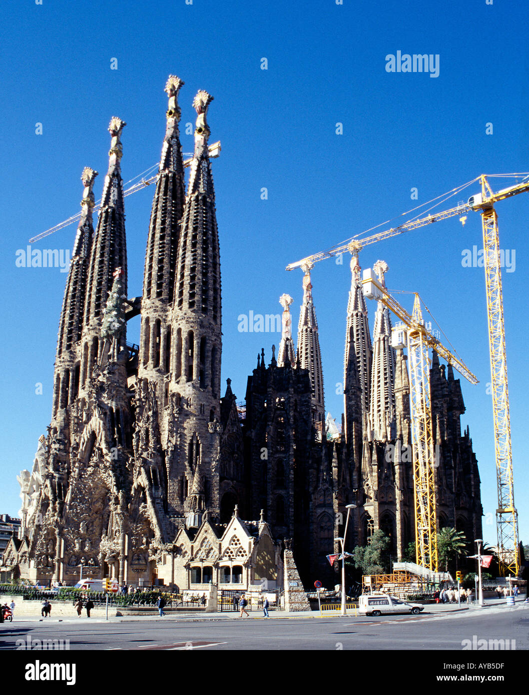 Sagrada Familia Barcelone Espagne Banque D'Images