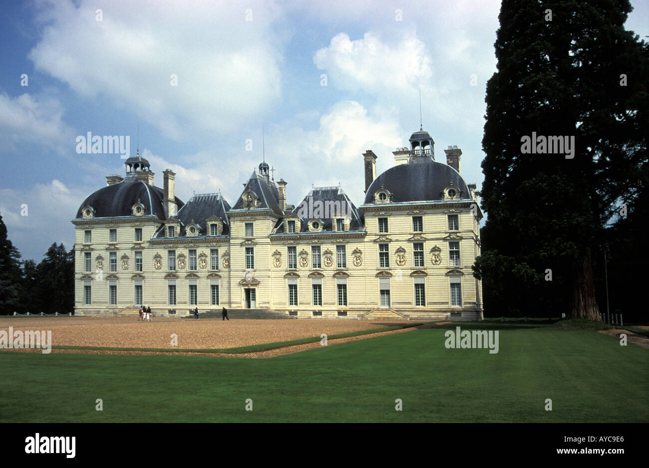 Chateau de Cheverny Core, Sologne, Loire, France. Banque D'Images