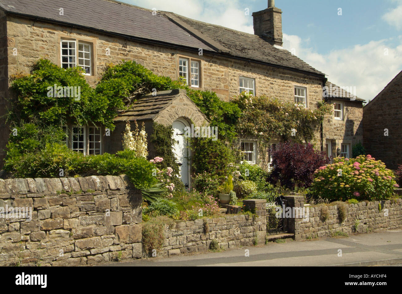 Chalets à Wray près de Lancaster Lancashire Banque D'Images