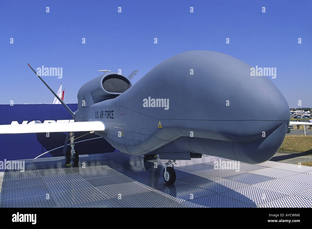 Northrop Grumman RQ-4 Global Hawk UAV exploités par l'US Air Force Banque D'Images