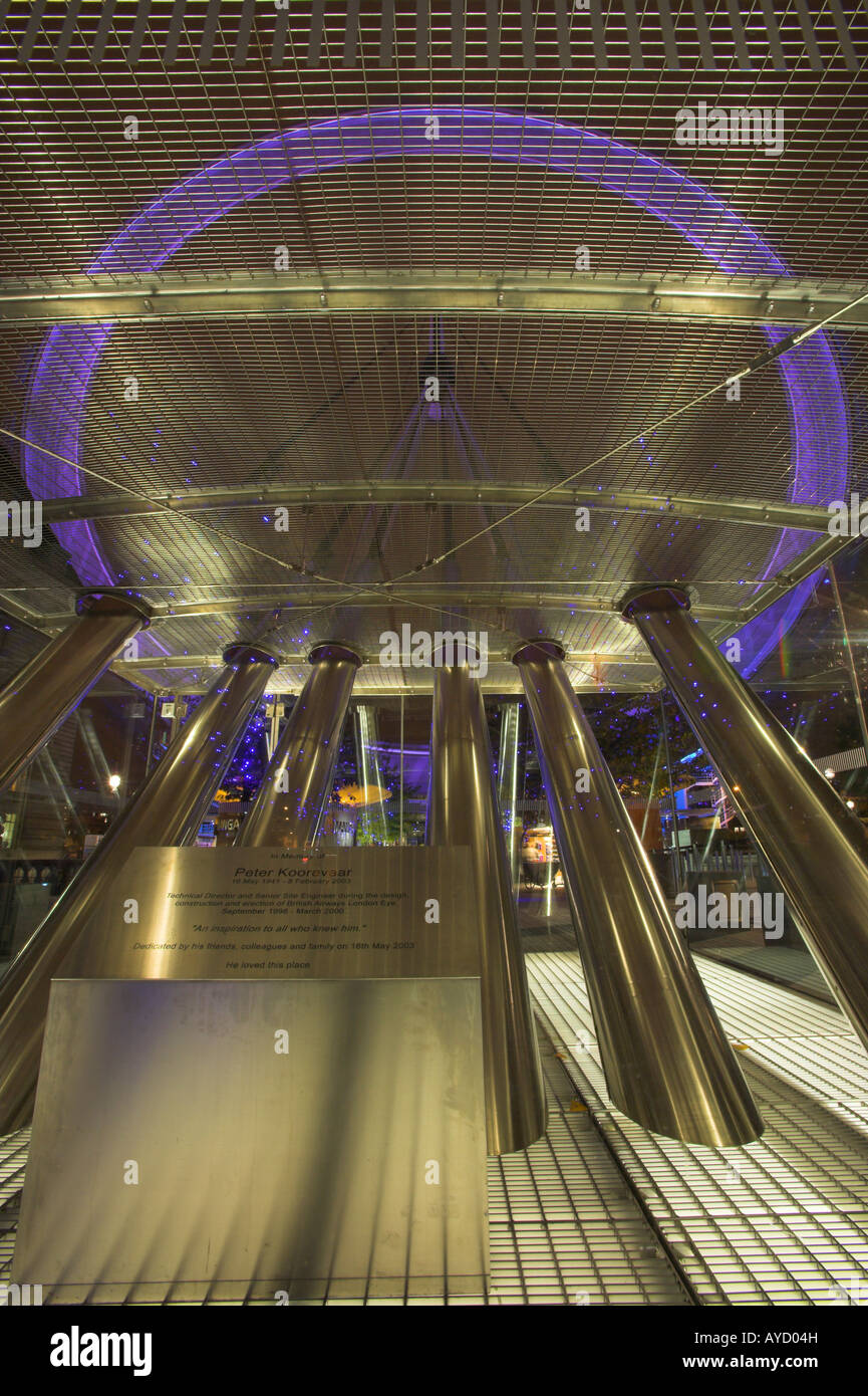 'London eye' memorial Banque D'Images