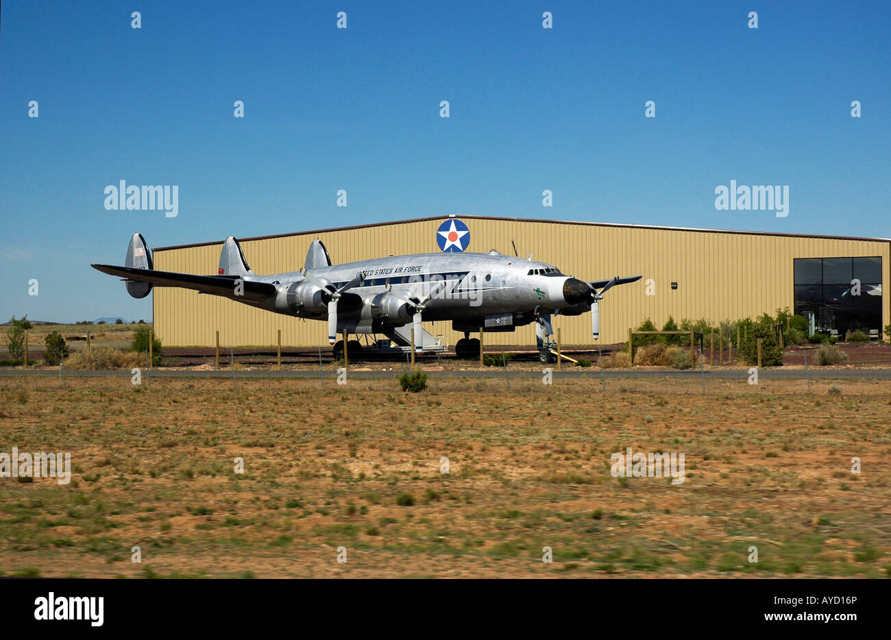 Lockheed Super Constellation à Air Planes of Fame Museum Valle AZ situé près du Grand Canyon, AZ Banque D'Images