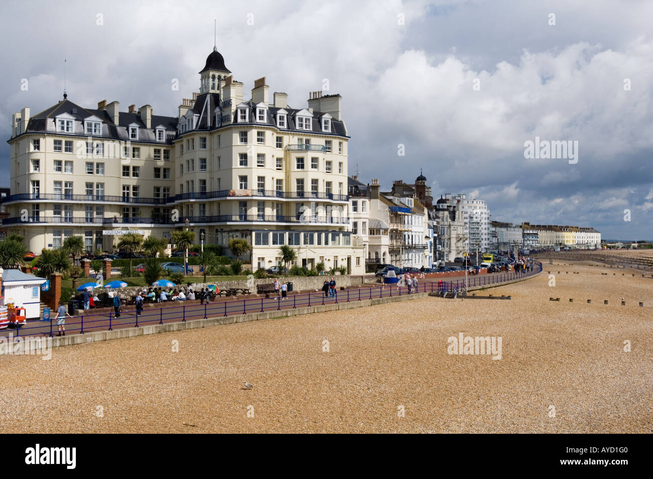 Queens Hotel Marine Parade Eastbourne East Sussex Royaume Uni Banque D'Images