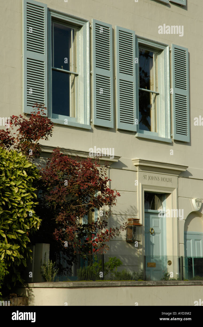 St John's House à Chiswick Mall Londres Angleterre Banque D'Images