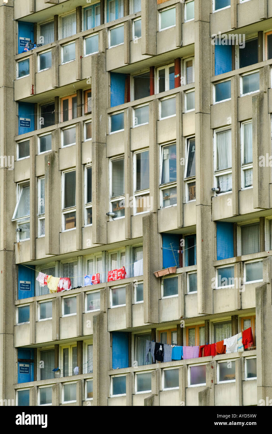 Autorité locale conseil logement Robin Hood Gardens East London E14 Angleterre années 2008 2000 Royaume-Uni HOMER SYKES Banque D'Images