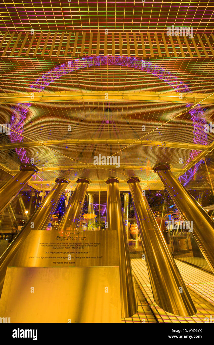 'London eye' memorial Banque D'Images