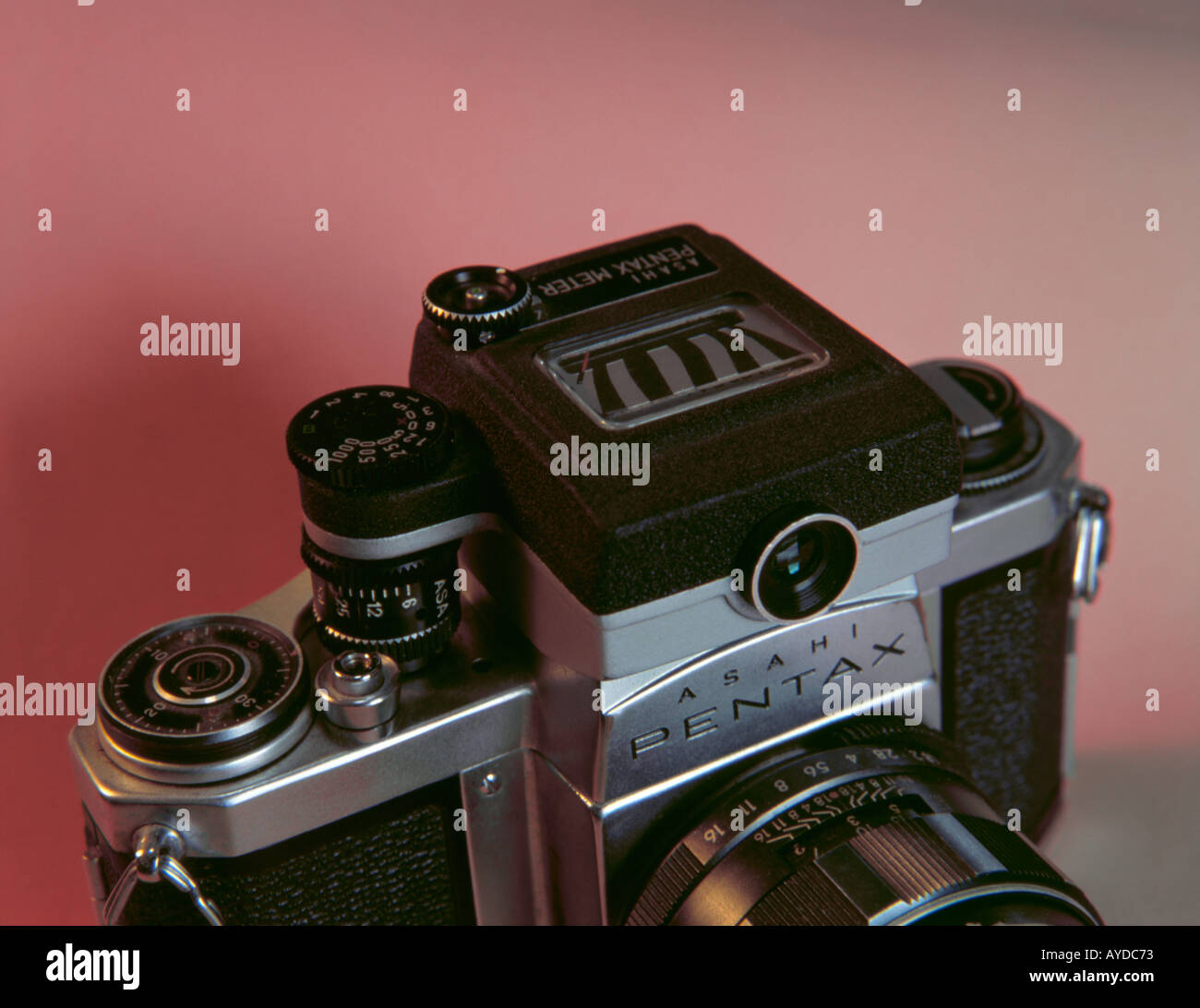 Clip sur l'exposition type mètre pour un Asahi Pentax caméra 35 mm. Banque D'Images