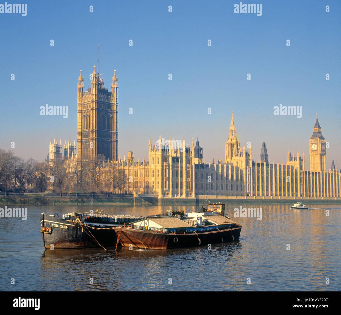Big Ben et chambres du Parlement, Londres, Angleterre, Royaume-Uni. Banque D'Images
