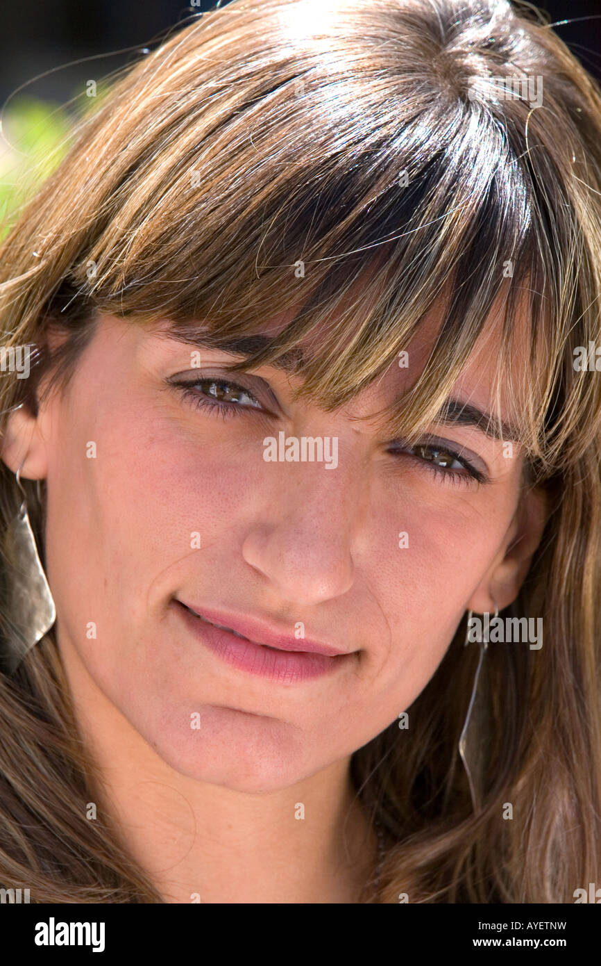 Portrait d'une femme de l'Argentine à Buenos Aires, Argentine Banque D'Images