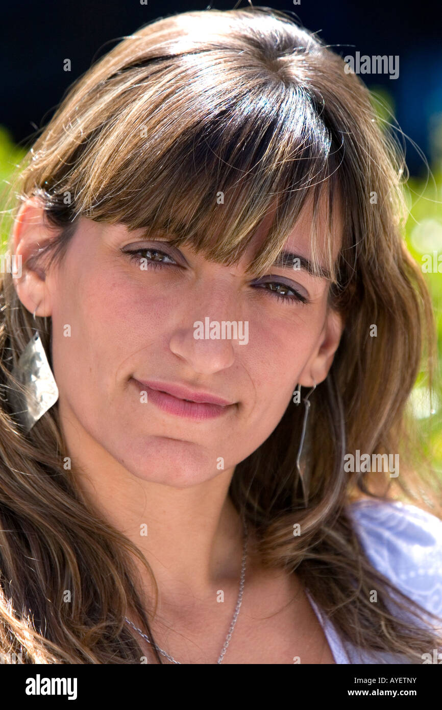 Portrait d'une femme de l'Argentine à Buenos Aires, Argentine Banque D'Images