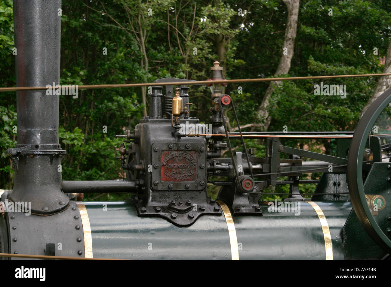 Moteur de traction Wallis et Stevens Banque D'Images
