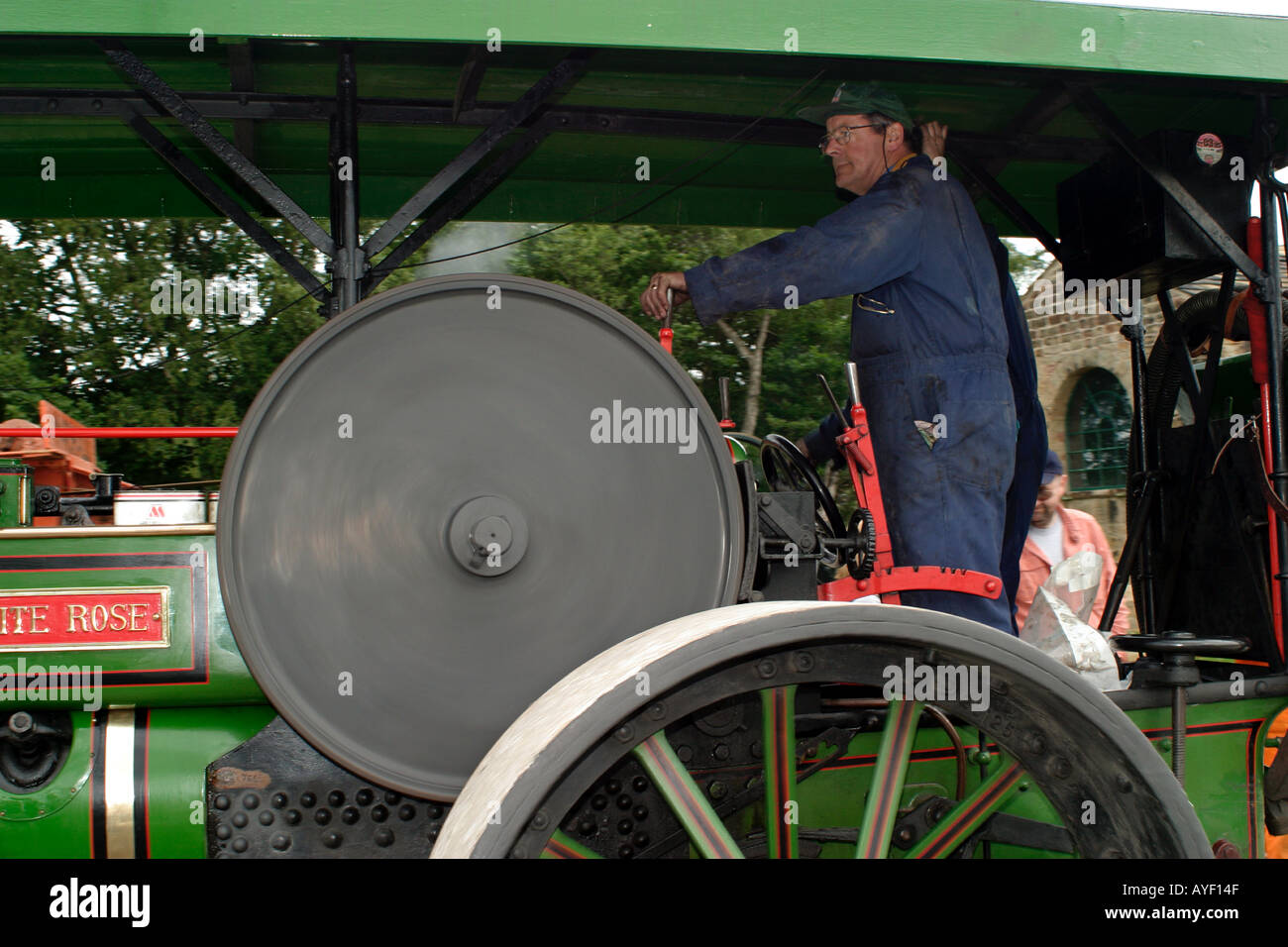Un Aveling Porter à vapeur Banque D'Images