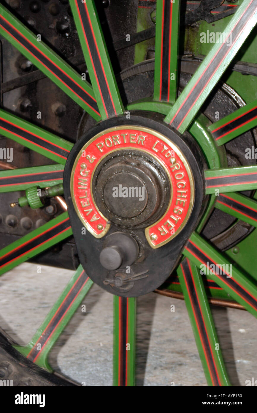 Un Aveling Porter à vapeur Banque D'Images