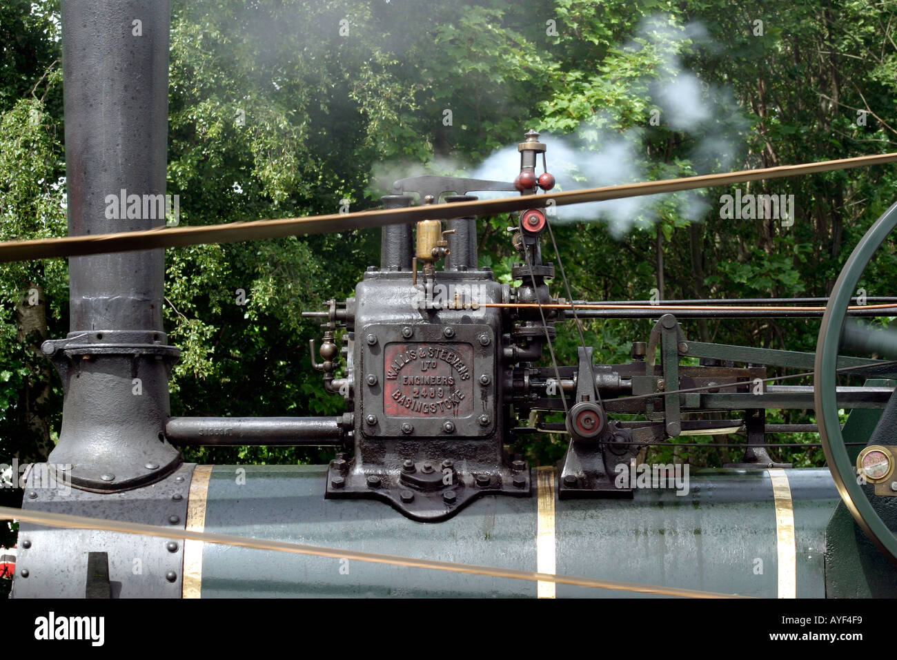 Wallis Steevens Détail moteur de traction Banque D'Images