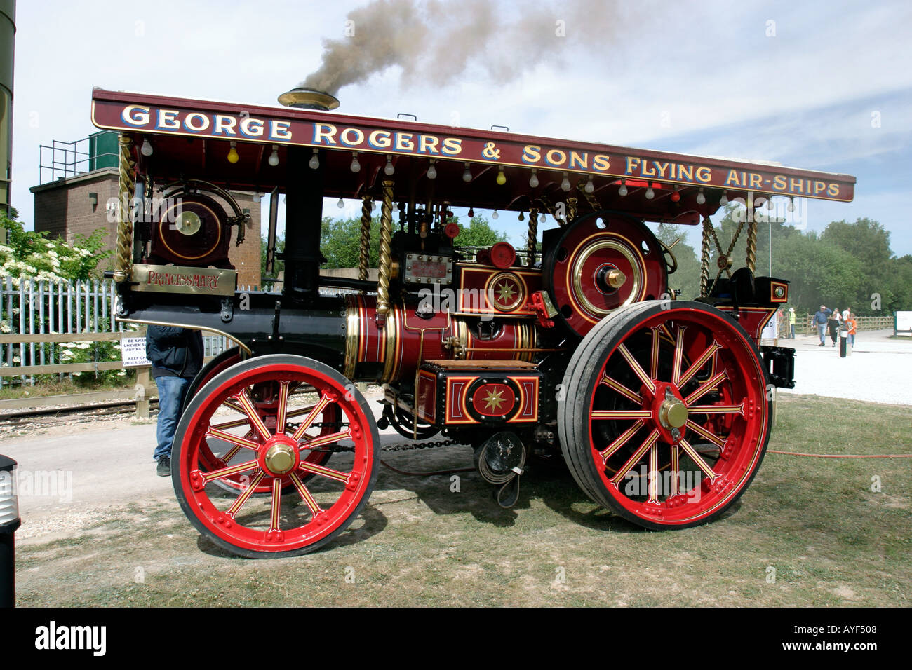 La princesse Mary d'un showman Garrett s tracteur moteur de traction Banque D'Images