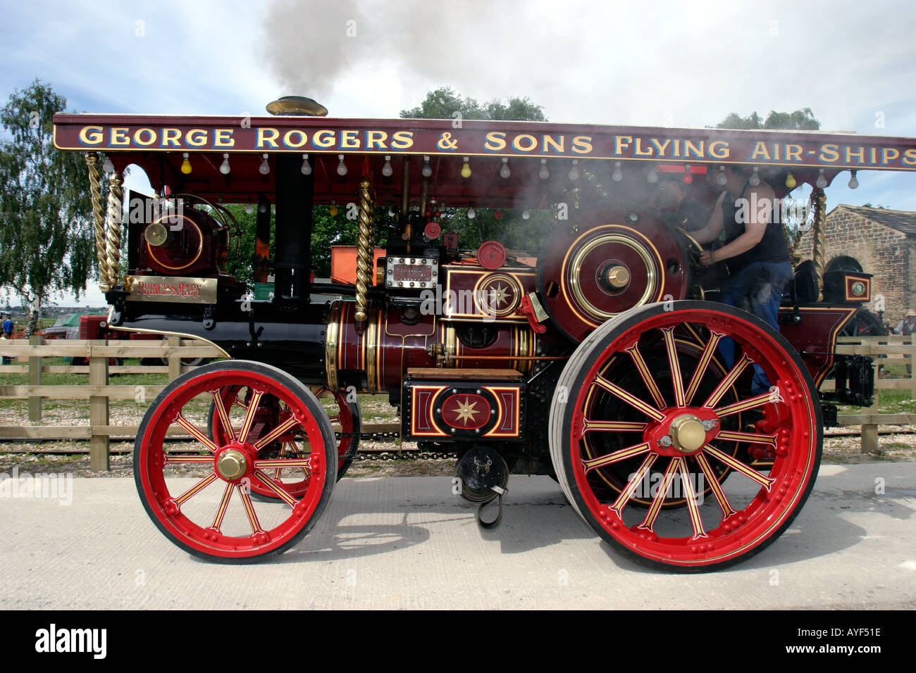 La princesse Mary d'un showman Garrett s tracteur moteur de traction Banque D'Images