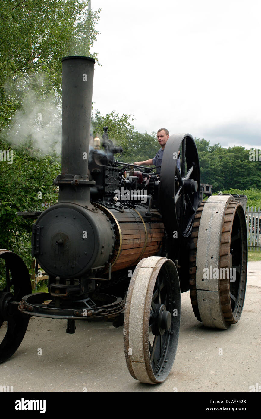 Moteur de traction Fowler Banque D'Images