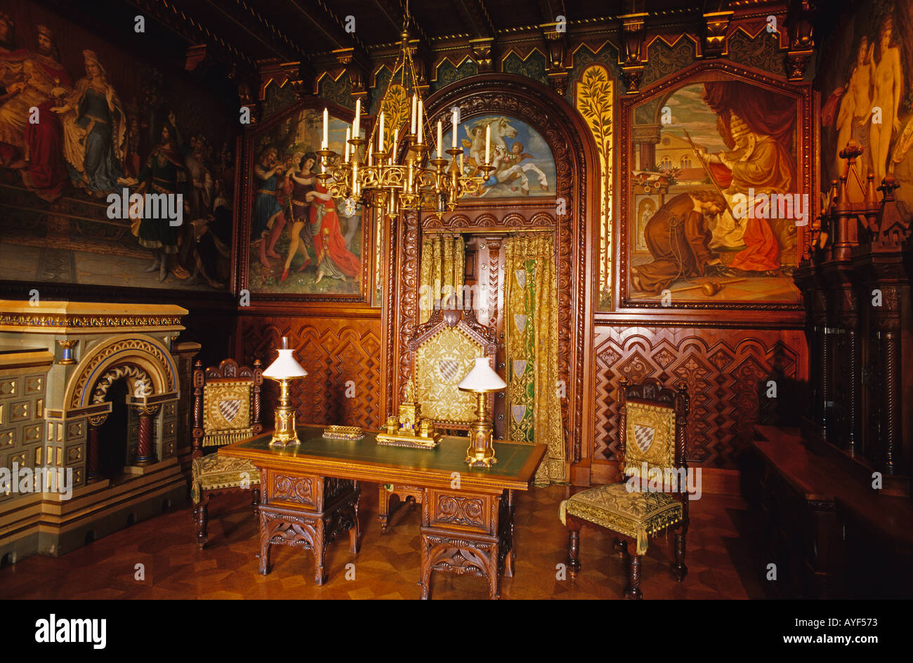 Chateau De Neuschwanstein Int rieur Banque De Photographies Et D images chateau-de-neuschwanstein-int-rieur-banque-de-photographies-et-d-images