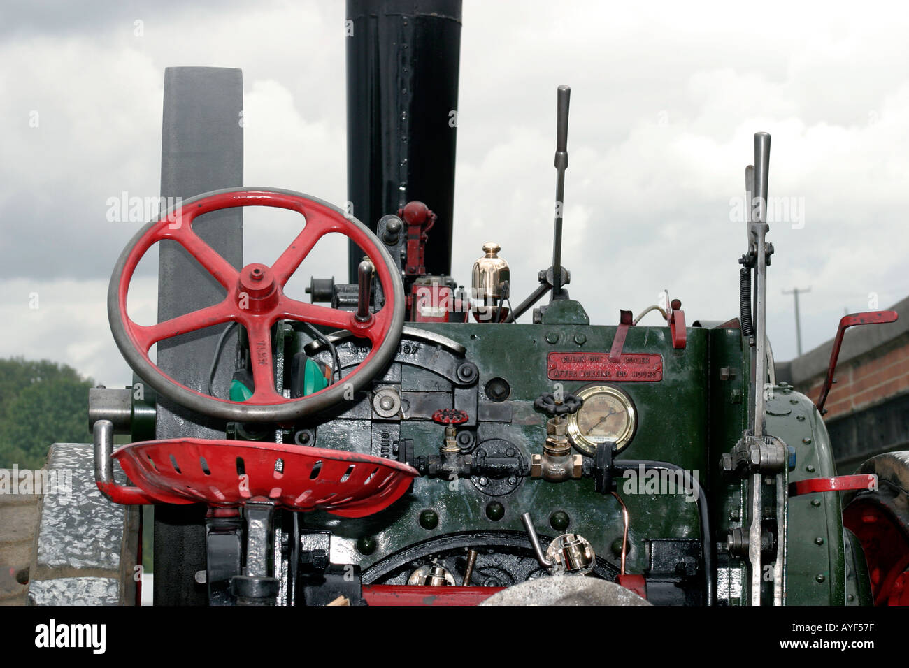 Ransomes Sims marche pieds moteur de traction Jefferies Banque D'Images